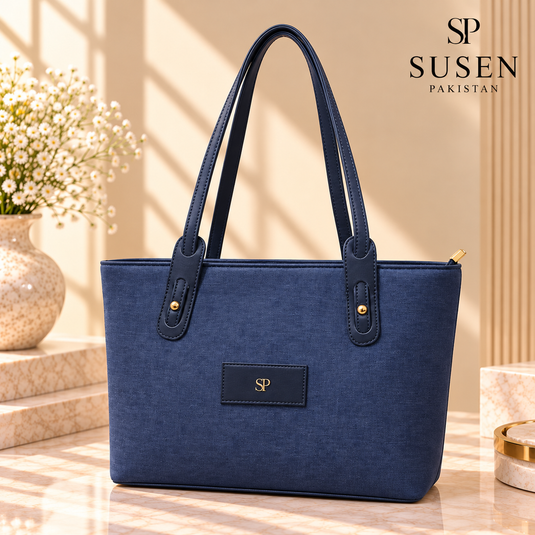 CRAFT TOTE D. BLUE