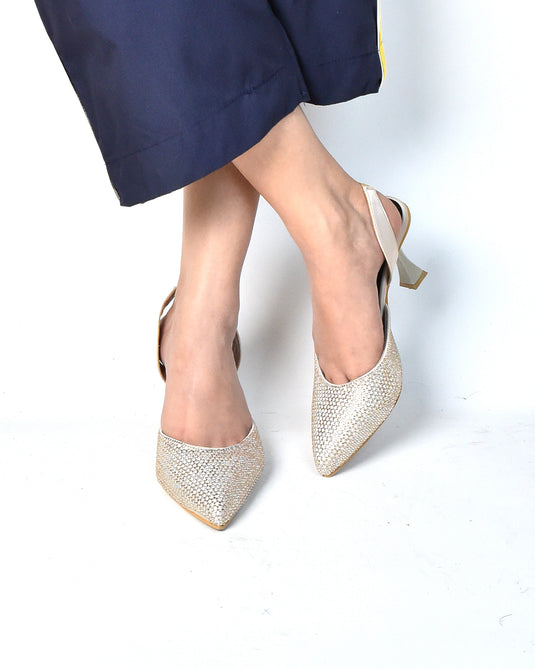 SWISS 3M Slingback Ankle Strap Heels