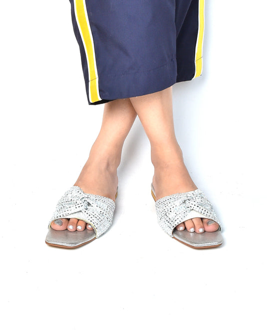 SWISS 5 B Open Toe Flats