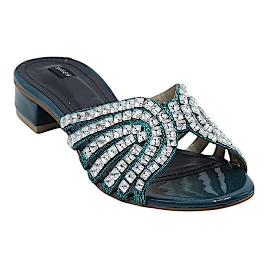 QUEEN 001 Block Heel Sandals