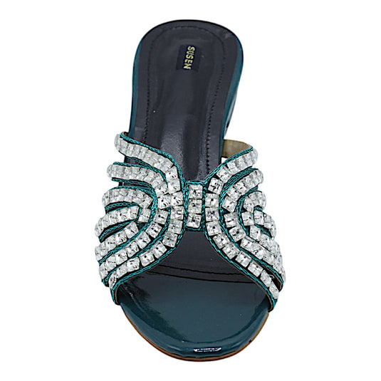 QUEEN 001 Block Heel Sandals