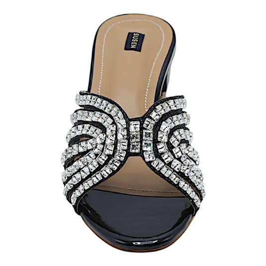 QUEEN 001 Block Heel Sandals