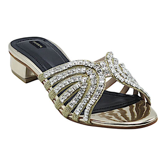 QUEEN 001 Block Heel Sandals