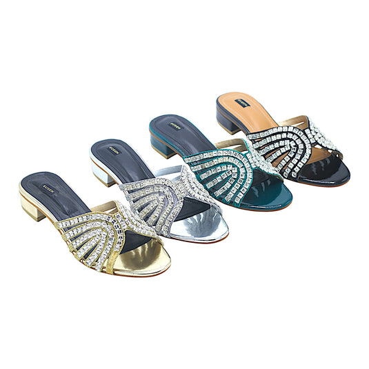 QUEEN 001 Block Heel Sandals