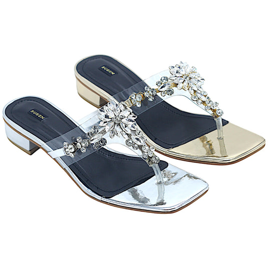 CRYSTAL 03 Block Heel Shoes