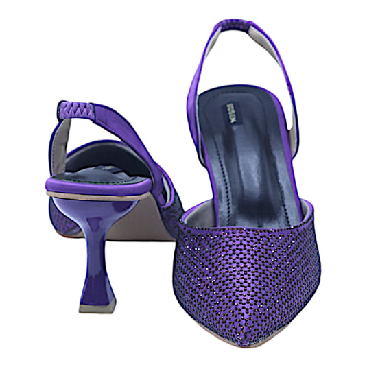 SWISS 3M Slingback Ankle Strap Heels