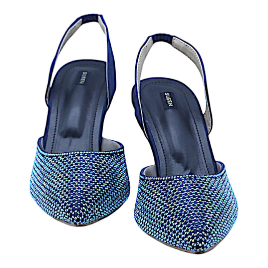 SWISS 3M Slingback Ankle Strap Heels