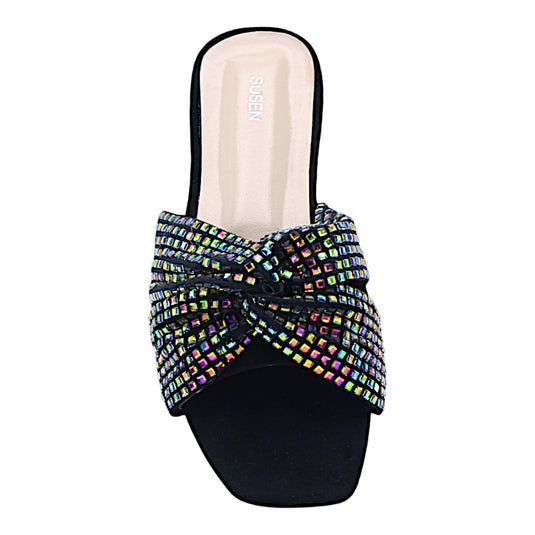 SWISS 5 B Open Toe Flats