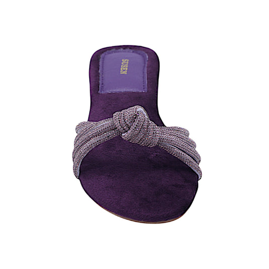 Maze 009 Knotted Glamorous Flats