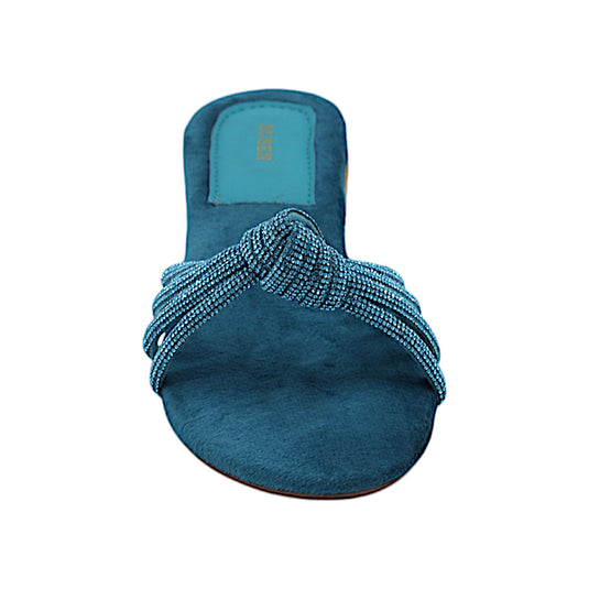 Maze 009 Knotted Glamorous Flats