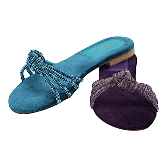 Maze 009 Knotted Glamorous Flats