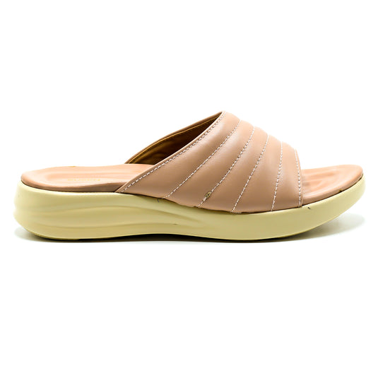 Best orthopedic sandals - beige DOCTOR 0018 side view.