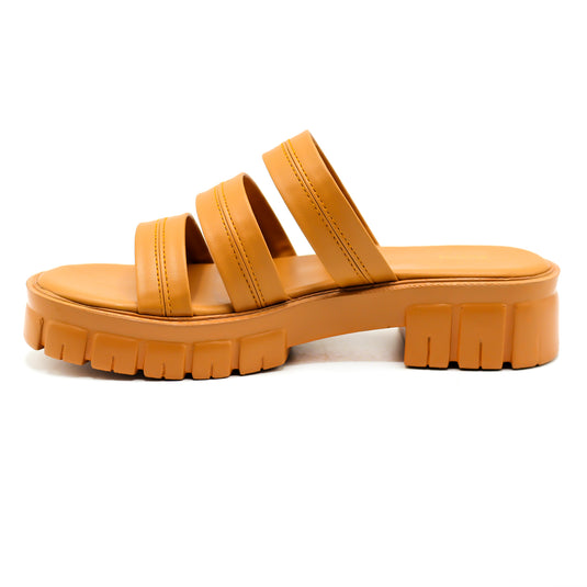 Buy best wedges shoes - side angle of Doctor 014 in brown.