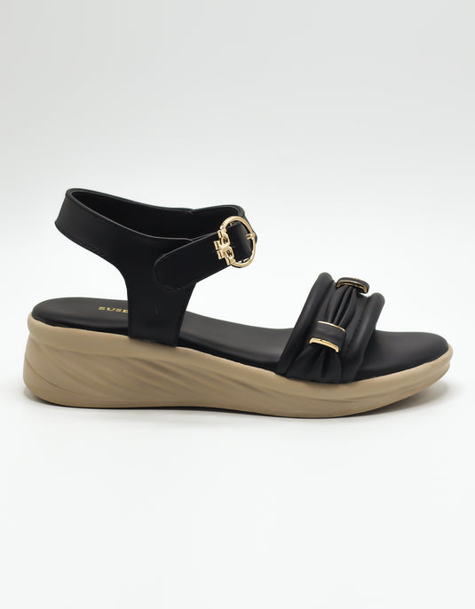 Get Top Ladies Casual Footwear - DOCTOR 003 in black, featuring a trendy design.