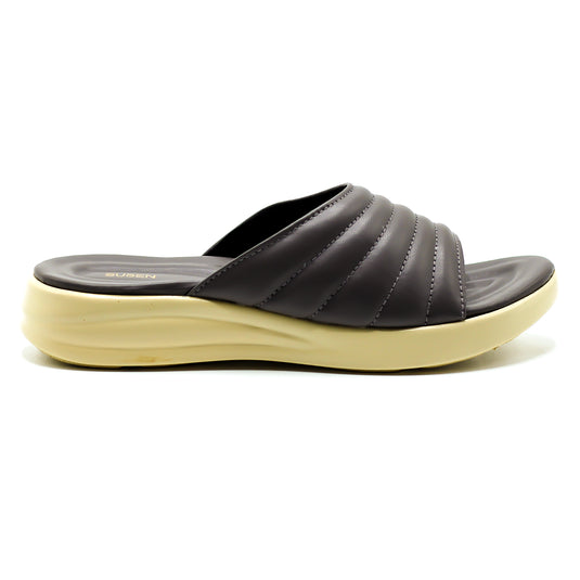 Get orthopedic sandals - black DOCTOR 0018 side view.