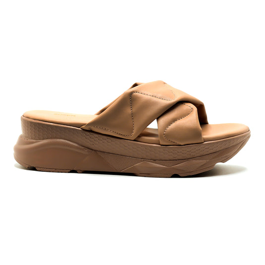 Get Soft Sandals - side view of beige DOCTOR 008.