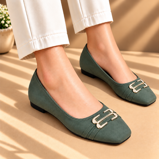 Elora Green pumps