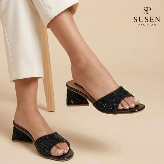 SWISS 001 Chic Block Heels