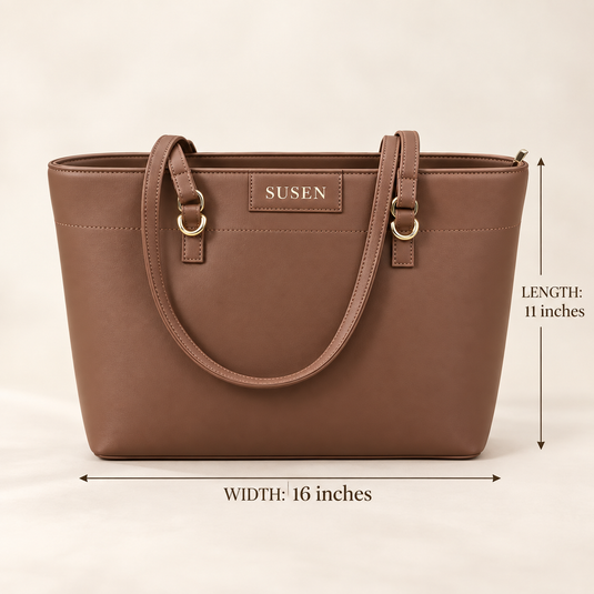 ELEGANT TOTE MUSTARD