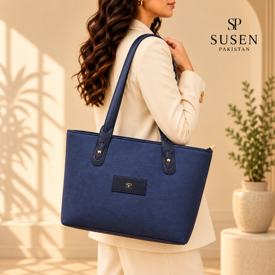 CRAFT TOTE D. BLUE