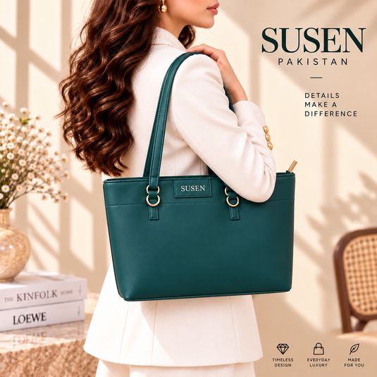 ELEGANT TOTE GREEN