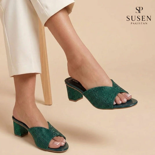 Swiss 002 Stylish Stable Heels