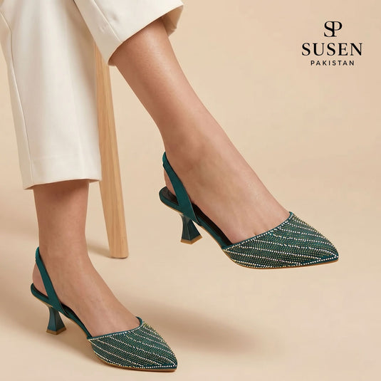SWISS 3P Pink Pointed Toe Sandals